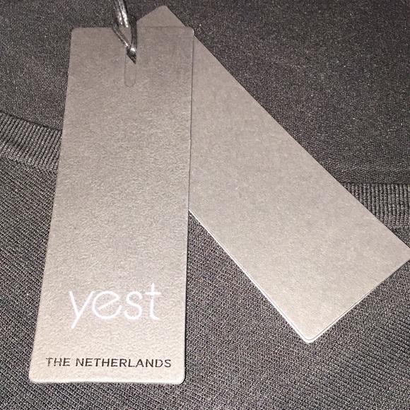 Yest Yaella Ladies Black Long Button Front Cardigan Sweater 80482B Size 14 NWT - Picture 11 of 12